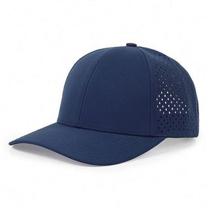 Casquette de golf et de baseball 5 panneaux personnalisée avec logo OEM, imperméable, perforée au laser, pour homme, idéale pour les sports de plein air - Product Image 5