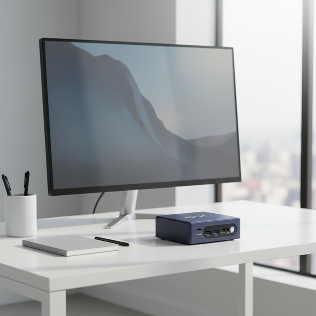 Desktop ComputerIntel I7-14th Gen 225H 255H - 8GB RAM 512GB SSD Win11 Pro WiFi 6 - Silent Powerful for Office Home Server Use