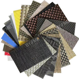 Tela de Malla Teslin de PVC de 1000 Denier, Resistente a los Rayos UV, al Fuego y al Moho, 100% Poliéster, para Cortinas de Exterior y Accesorios para Bolsos - Product Image 4