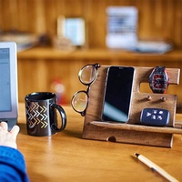Support Pour Téléphones Et Tablettes Paresseux Sac À Main Anneau Réglable En Bois Affichage de Supports de Téléphone Portable