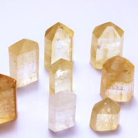 Gros arc-en-ciel sculptures naturelles guérison clair petite taille orange miel citrine cristaux point feng shui sphères quartz