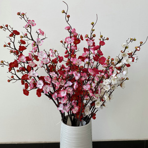 กิ่งดอกพลัมประดิษฐ์ Suzume Ii ขนาด 30 ซม.-100 ซม. สีชมพู ขาว แดง สำหรับตกแต่งงานแต่งงานและตกแต่งบ้าน - Product Image 2