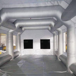 Cabina de <span class=keywords><strong>pintura</strong></span> inflable con soplador, cabina de pulverización inflable, cabina de <span class=keywords><strong>pintura</strong></span> portátil para coche, tienda para garaje de coche - Product Image 3