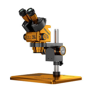 <span class=keywords><strong>Microscope</strong></span> stéréoscopique trinoculaire ROBOT Z4 6,5X-60X Zoom continu HD Oculaire grand angle Adaptateur de caméra CCD 0,45X Étanche IP54 - Product Image 3