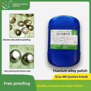 Solution de détartrage de traitement thermique de tasse en titane pur nettoyage de jaunissement Agent auxiliaire chimique en alliage de titane pour le polissage - Product Image 3