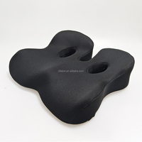 Oreiller en mousse à mémoire de forme de massage thérapeutique matelassé grande chaise de bureau coussin de dos de conducteur de voiture pour l'été-Halloween Noël