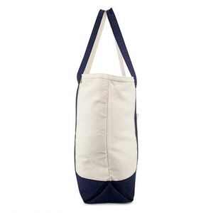 Sac de courses en coton réutilisable très résistant, sac fourre-tout en toile pour étudiants, avec logo personnalisé imprimé - Product Image 3