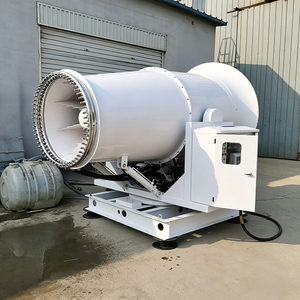 Canon à brouillard télécommandé en acier inoxydable de 60 m, moteur haute efficacité, technologie de suppression de la poussière par canon à eau - Product Image 2