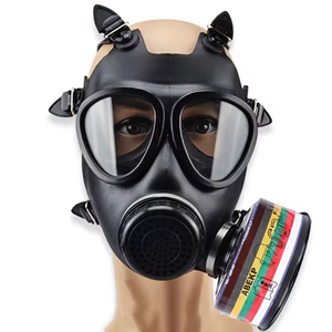 <span class=keywords><strong>Masque</strong></span> <span class=keywords><strong>à</strong></span> <span class=keywords><strong>gaz</strong></span> <span class=keywords><strong>intégral</strong></span> en caoutchouc Panorama industriel Respirateur réutilisable Filtre <span class=keywords><strong>CBRN</strong></span> CE Fumée <span class=keywords><strong>nucléaire</strong></span> antitoxique Certifié 3 couches - Product Image 2