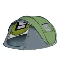 Woqi Dubbele Laag Waterdichte Familie Camping Tent Mesh Venster Dome Tenten Outdoor Liefhebbers