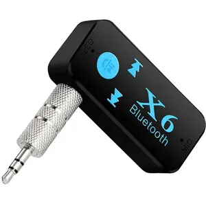 Ruist X6 3.5mm TF Thẻ Handfree cuộc gọi không dây điện thoại máy nghe nhạc MP3 HIFI âm thanh âm nhạc Xe Hơi Bluetooth Receiver Aux