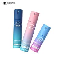 Flacon pulvérisateur PET à buse rotative de 80 ml, 100 ml, 120 ml pour emballage de liquides cosmétiques et de soins personnels