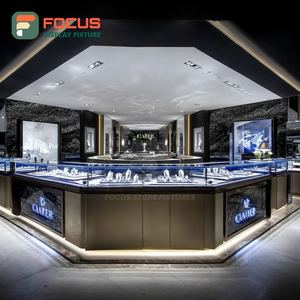 Fabricante de Vitrinas Modernas para Joyería, Panel de Vidrio Templado, Vitrina de Exhibición para Espacios de Boutique - Product Image 2