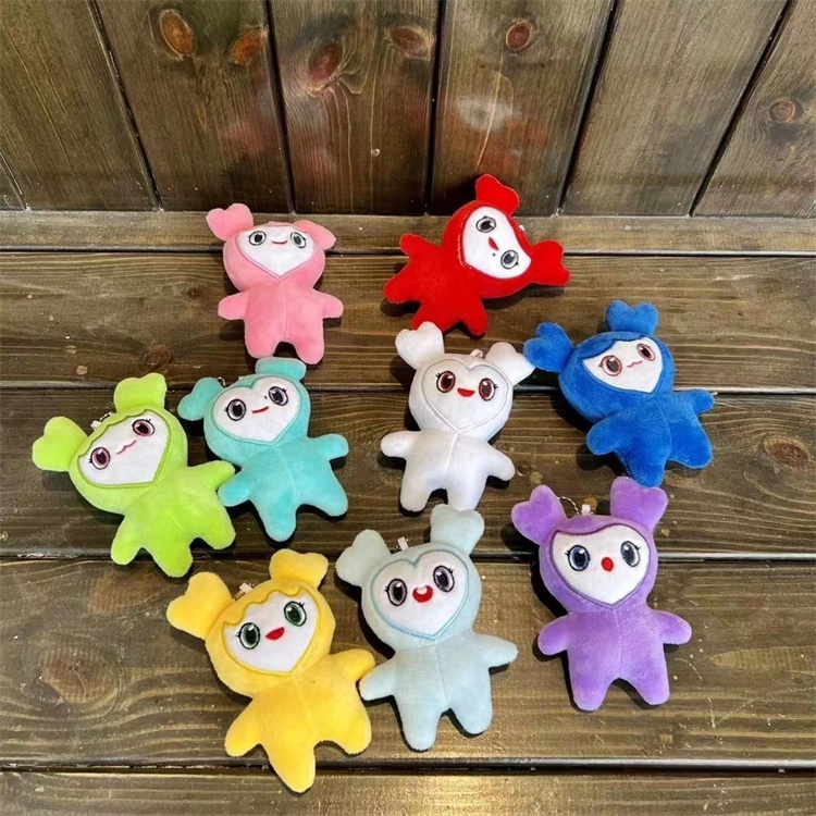 Korean Kawaii Cartoon K-pop Plush Keychain Doll & Oem Available