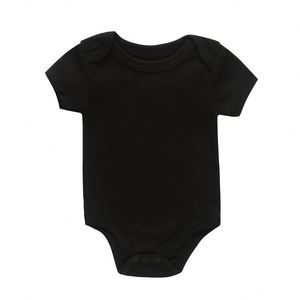 Solid Color Short Sleeve <strong>Onesies</strong> Bodysuits Cotton Ropa Para Bebes Romper Baby Clothes Wholesale <strong>Cheap</strong> 100% Polyester Summer - Product Image 3