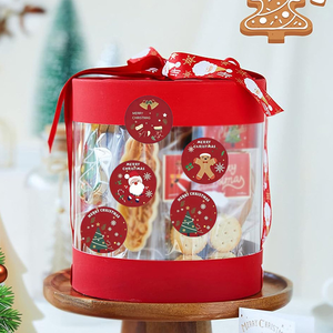 Pegatinas decorativas redondas de Navidad para la celebración del Festival del Partido de los niños - Product Image 4