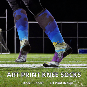 Chaussettes de sport personnalisées à séchage rapide, respirantes, tricotées, avec logo sur le revers, pour la course à pied, le basketball, le yoga - Product Image 2
