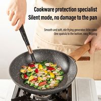 Ensemble de 7 ustensiles de cuisine de luxe en silicone marbré, écologiques, compatibles lave-vaisselle, avec support plaqué or rose, résistants à la chaleur