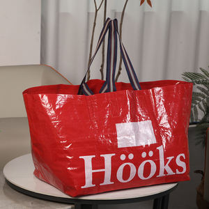 กระเป๋าช้อปปิ้งทำจากลามิเนต PP กันน้ำกระเป๋าใส่ของขนาดใหญ่พับได้เป็นมิตรกับสิ่งแวดล้อมพิมพ์ลายได้ตามต้องการ - Product Image 2