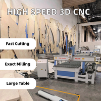 Machine de fraisage CNC 1325 pour le bois, routeurs 3D pour le bois, usage domestique, 1530, broche simple, fixation sous vide, 1300x2500, machines de travail du bois