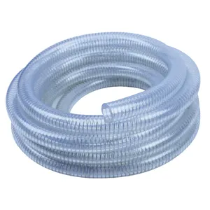 Tuyau en Pvc d'acier 1 pouce, tube renforcé et Flexible, 1 pièce