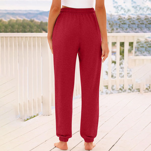 Lightweight <b>Polyester</b>/Cotton Material Full Length Women Drawstring Waist <b>Jogger</b> Best Selling Women Mid Waist Gym Fitness <b>Joggers</b> - Product Image 6