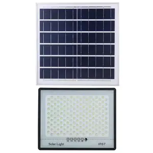 新型高效超亮太阳能灯户外100w 200w 300W太阳能灯2024