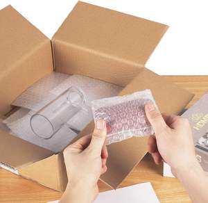 Transparente Luftpolsterbeutel, Doppelwandig, Bündig Geschnitten, Verdickte Stoßfeste Schaumstoff-Verpackungsbeutel zum Polstern, Verpacken und Versenden - Product Image 4