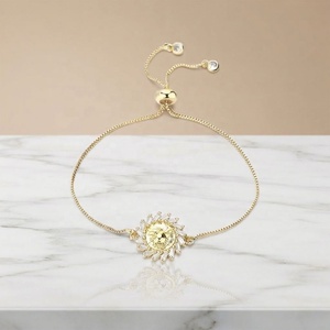 Pulseras de Moda al por Mayor con Circonita Cúbica, Bañadas en Oro de 18K, con Colgante de Serpiente, para Hombre y Mujer - Product Image 2