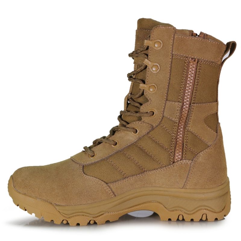 nike coyote brown boots steel toe