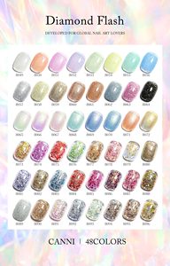 <span class=keywords><strong>CANNI</strong></span> Serie Ojo de Gato, Uñas Acrílicas, 96 Colores, 9ml, Esmalte de Uñas en Gel UV, Serie Flash, Serie Glitter, Esmalte de Gel, Barniz para Salón de Uñas - Product Image 5