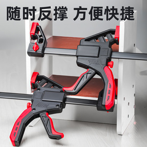 แคลมป์รูปตัว F แบบปรับได้ สำหรับงานไม้ เหล็ก A3 ยาง ใช้ได้ทั่วไป ระบบเมตริก - Product Image 3