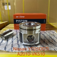 YD25DDTi Diesel Engine OEM A2010-VK510 Piston Set High Performance Aluminum Alloy Replacement Repair Parts for NISSAN