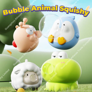 Jouets sensoriels anti-stress OEM ODM à rebond lent, animaux mignons à bulles, jouets sensoriels à presser, en matériau doux, parfaits pour les adultes - Product Image 3