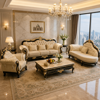 Canapé Ancien Fabricants Style Européen Tissu Classique Grossiste Dubaï Canapé de Salon