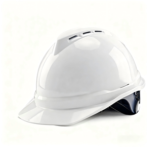 İnşaat Güvenlik Kaskı Endüstriyel Baret V Şekilli 4 Noktalı Oluklu ABS HDPE EN397 Sertifikalı Hafif Ayarlanabilir - Product Image 5