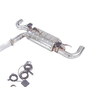 Direct usine 2023 pour BMW <span class=keywords><strong>330e</strong></span> G20 2.0T <span class=keywords><strong>Hybride</strong></span> B48 Section intermédiaire du système d'échappement à tambour unique et double valve haute performance en acier inoxydable 304 - Product Image 4