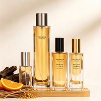 Échantillons Gratuits – Nouvelle Conception Ronde pour Femme – Bouteille de Parfum en Verre Rose 50ml 100ml avec Bouchon Pompe Transparent et Emballage Cosmétique avec Couvercle