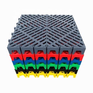 Plancher de garage à emboîtement en pp, <span class=keywords><strong>grille</strong></span> de stationnement de voiture - Product Image 5