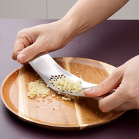 Ustensiles de cuisine : Presse-ail en acier inoxydable, hachoir à ail, écraseur, coupe-ail et gingembre en métal, trancheuse à légumes, outils de cuisson