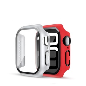 เคสป้องกันหน้าจอสำหรับ <span class=keywords><strong>Apple</strong></span> <span class=keywords><strong>Watch</strong></span> S9 <span class=keywords><strong>S8</strong></span> S7 S6 S4 S5ฝาครอบแบบแข็งสุดหรู - Product Image 1