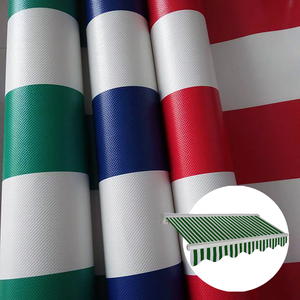 Không thấm nước Ripstop chống UV ngoài trời mái hiên <span class=keywords><strong>Polyester</strong></span> vải sọc PVC Vải bạt - Product Image 1