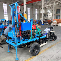 Nouvelle machine de forage de puits d'eau diesel de 200 m pour moto, modèle en gros