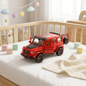 รถของเล่น SUV แบบไดแคสต์ ขนาด 1:32 ขับเคลื่อนด้วยแรงเสียดทาน พร้อมประตูที่เปิดได้ - Product Image 5