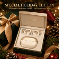 Écouteurs TWS OWS 2027 BT6.0 sans fil, étanches IPX5, commande tactile, fixation auriculaire, prix usine bas