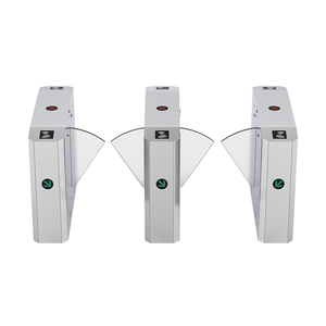 Système de contrôle d'accès par reconnaissance faciale et lecteur de code QR, tourniquet à barrière rabattable - Product Image 4