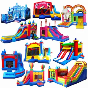 De gros gonflable château gonflable enfants-Jouet gonflable en PVC d'extérieur pour enfants, petit château de saut, piscine gonflable, accessoire commercial, 2020