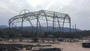 Kết cấu thép tiền chế thương mại kim loại không gian khung kết cấu thép xây dựng nhà kho prefab - Product Image 3