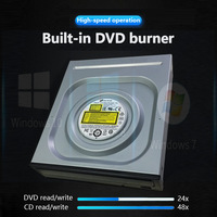 SATA Serial Port Internal DVD Drive All-in-One Desktop Computer with Built-In Optical Burner Tray