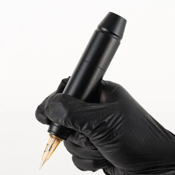 EZ 새로운 전문 로타리 문신 기계 펜 키트 블랙 전원 공급 장치 눈썹 펜 키트 총 문신 펜